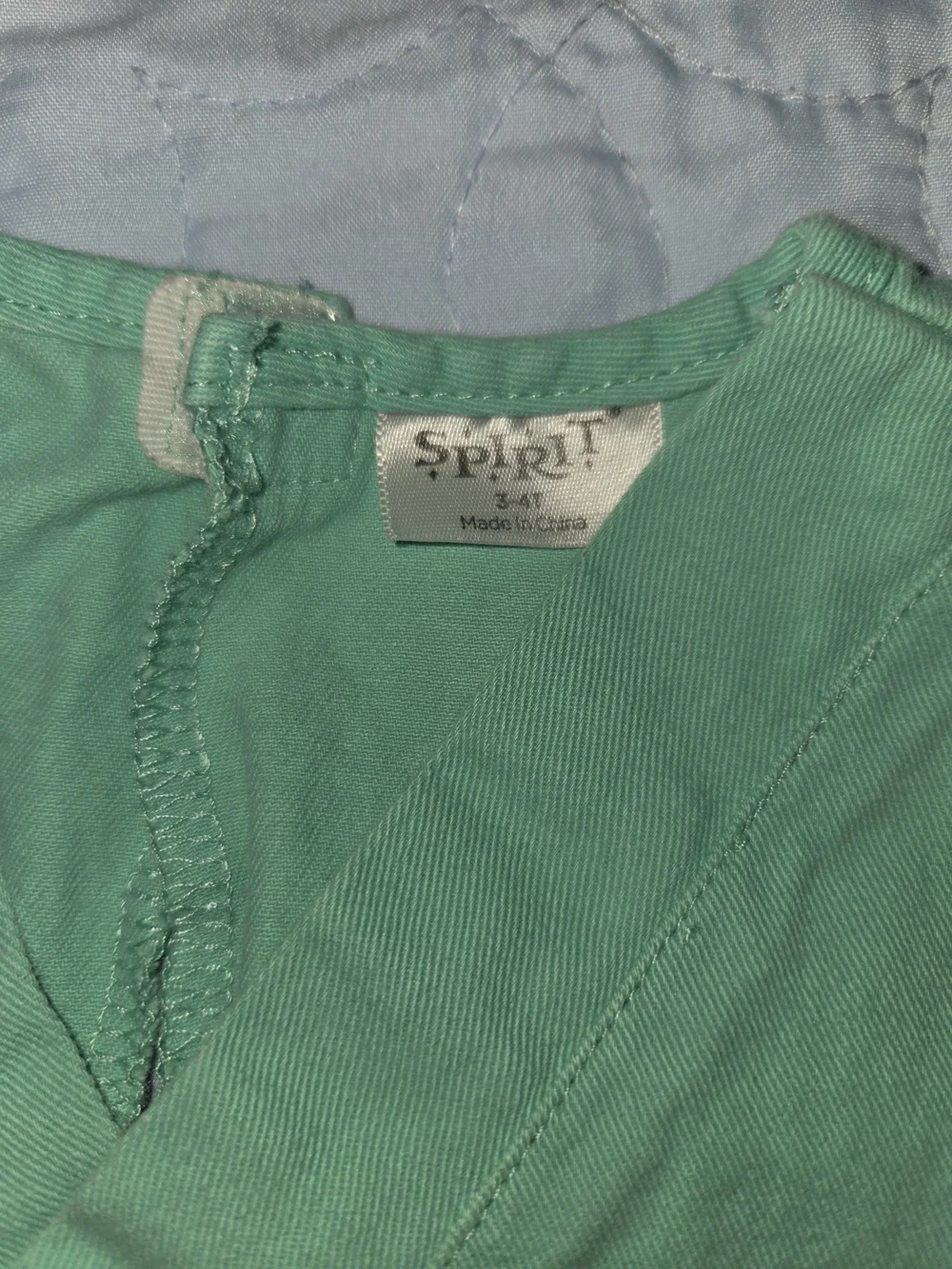 Spirit Kids' Teal Green Medical Scrub Top